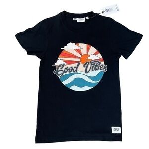 CONSPIRACY by Wesc unisex Max Good Vibes black t-shirt size Women’s S Men’s XS